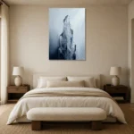 Premium Wall Art Dikey Html Edition – MINIMALIST0826094 showcased in an elegant minimalist interior