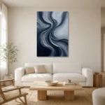 Premium Wall Art Dikey Html Edition – MINIMALIST0826095 styled in a refined neutral interior