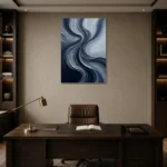 Premium Wall Art Dikey Html Edition – MINIMALIST0826095 displayed in a contemporary gallery-inspired room