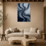 Premium Wall Art Dikey Html Edition – MINIMALIST0826095 presented in a sophisticated home setting