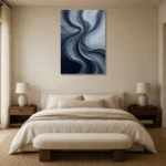 Premium Wall Art Dikey Html Edition – MINIMALIST0826095 showcased in an elegant minimalist interior