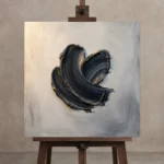 Premium Wall Art Kare Html Edition – MINIMALIST0826097 displayed on a studio easel