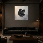 Premium Wall Art Kare Html Edition – MINIMALIST0826097 shown in a warm modern interior