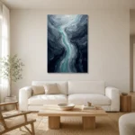 Premium Wall Art Dikey Html Edition – MINIMALIST0826105 styled in a refined neutral interior