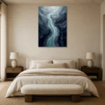 Premium Wall Art Dikey Html Edition – MINIMALIST0826105 showcased in an elegant minimalist interior