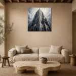 Premium Wall Art Kare Html Edition – MONOCHROME0826007 presented in a sophisticated home setting