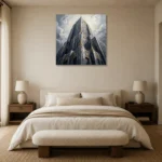 Premium Wall Art Kare Html Edition – MONOCHROME0826007 showcased in an elegant minimalist interior