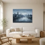 Premium Wall Art Yatay Html Edition – MONOCHROME0826010 styled in a refined neutral interior
