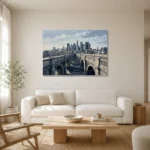 Premium Wall Art Yatay Html Edition – MONOCHROME0826012 styled in a refined neutral interior