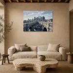 Premium Wall Art Yatay Html Edition – MONOCHROME0826012 presented in a sophisticated home setting