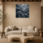 Premium Wall Art Kare Html Edition – MONOCHROME0826018 presented in a sophisticated home setting