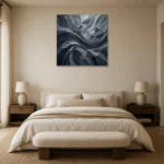 Premium Wall Art Kare Html Edition – MONOCHROME0826018 showcased in an elegant minimalist interior