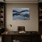 Premium Wall Art Yatay Html Edition – MONOCHROME0826019 displayed in a contemporary gallery-inspired room
