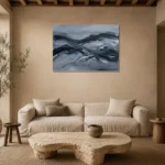 Premium Wall Art Yatay Html Edition – MONOCHROME0826019 presented in a sophisticated home setting