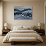 Premium Wall Art Yatay Html Edition – MONOCHROME0826019 showcased in an elegant minimalist interior