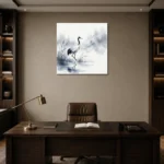 Premium Wall Art Kare Html Edition – MONOCHROME0826035 displayed in a contemporary gallery-inspired room