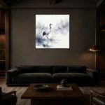 Premium Wall Art Kare Html Edition – MONOCHROME0826035 shown in a warm modern interior