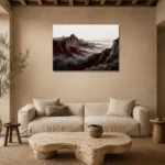 Premium Wall Art Yatay Html Edition – MONOCHROME0826038 presented in a sophisticated home setting