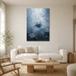 Premium Wall Art Dikey Html Edition – MONOCHROME0826041 styled in a refined neutral interior