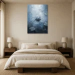 Premium Wall Art Dikey Html Edition – MONOCHROME0826041 showcased in an elegant minimalist interior