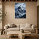 Premium Wall Art Dikey Html Edition – MONOCHROME0826049 presented in a sophisticated home setting