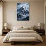 Premium Wall Art Dikey Html Edition – MONOCHROME0826049 showcased in an elegant minimalist interior