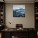 Premium Wall Art Kare Html Edition – MONOCHROME0826052 displayed in a contemporary gallery-inspired room