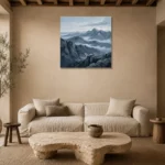 Premium Wall Art Kare Html Edition – MONOCHROME0826052 presented in a sophisticated home setting