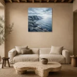 Premium Wall Art Kare Html Edition – MONOCHROME0826053 presented in a sophisticated home setting