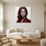 Premium Wall Art Kare Html Edition – MONOCHROME0826070 styled in a refined neutral interior
