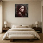 Premium Wall Art Kare Html Edition – MONOCHROME0826072 showcased in an elegant minimalist interior