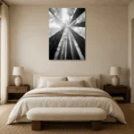 Premium Wall Art Dikey Html Edition – MONOCHROME0826078 showcased in an elegant minimalist interior