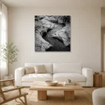 Premium Wall Art Kare Html Edition – MONOCHROME0826081 styled in a refined neutral interior