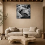 Premium Wall Art Kare Html Edition – MONOCHROME0826081 presented in a sophisticated home setting