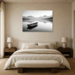 Premium Wall Art Yatay Html Edition – MONOCHROME0826082 showcased in an elegant minimalist interior