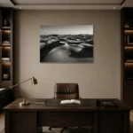 Premium Wall Art Yatay Html Edition – MONOCHROME0826084 displayed in a contemporary gallery-inspired room