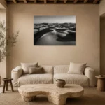Premium Wall Art Yatay Html Edition – MONOCHROME0826084 presented in a sophisticated home setting