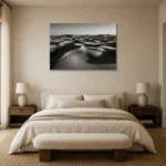 Premium Wall Art Yatay Html Edition – MONOCHROME0826084 showcased in an elegant minimalist interior