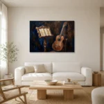 Premium Wall Art Yatay Html Edition – MUSIC2806003 styled in a refined neutral interior