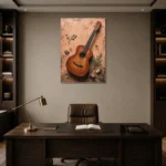 Premium Wall Art Dikey Html Edition – MUSIC2806005 displayed in a contemporary gallery-inspired room