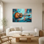 Premium Wall Art Yatay Html Edition – MUSIC2806010 styled in a refined neutral interior