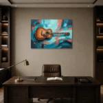 Premium Wall Art Yatay Html Edition – MUSIC2806010 displayed in a contemporary gallery-inspired room