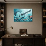 Premium Wall Art Yatay Html Edition – MUSIC2806011 displayed in a contemporary gallery-inspired room