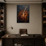 Premium Wall Art Dikey Html Edition – MUSIC2806014 displayed in a contemporary gallery-inspired room