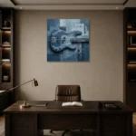 Premium Wall Art Kare Html Edition – MUSIC2806016 displayed in a contemporary gallery-inspired room