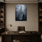 Premium Wall Art Dikey Html Edition – MUSIC2806031 displayed in a contemporary gallery-inspired room