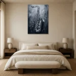 Premium Wall Art Dikey Html Edition – MUSIC2806031 showcased in an elegant minimalist interior