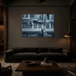 Premium Wall Art Yatay Html Edition – MUSIC2806039 shown in a warm modern interior