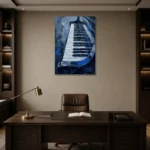 Premium Wall Art Dikey Html Edition – MUSIC2806041 displayed in a contemporary gallery-inspired room