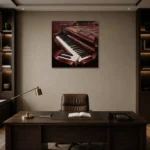 Premium Wall Art Kare Html Edition – MUSIC2806043 displayed in a contemporary gallery-inspired room